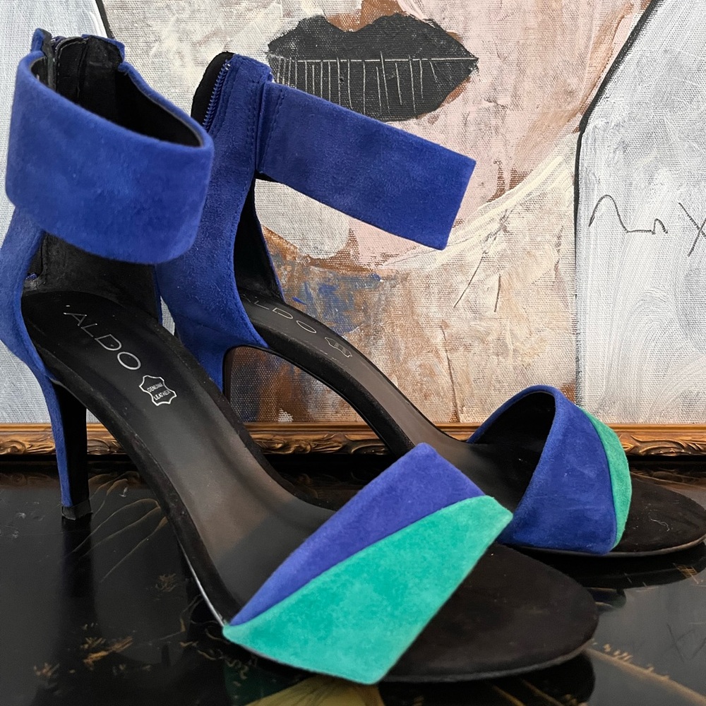 Aldo Vibrant Suede Heels